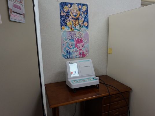 機器のある廊下  