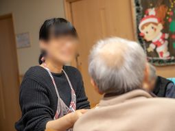 スタッフと利用者の対話