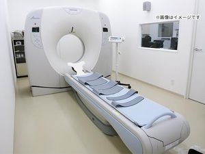 機能訓練室のCT装置  