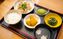 健康的な料理の盛付け