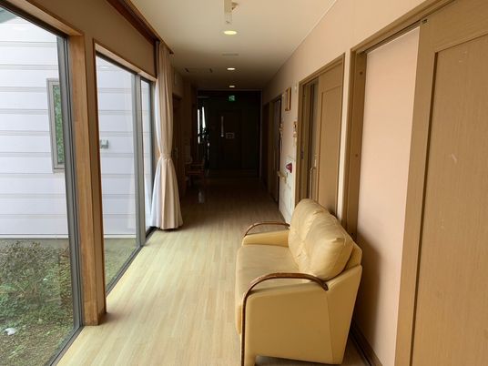 リラックスできる廊下