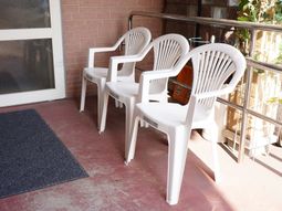 テラスの椅子配置