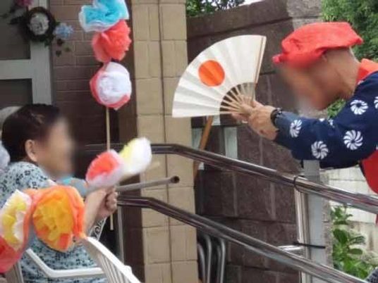 和風イベントのスタッフ活動
