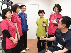 スタッフが集う休憩室  