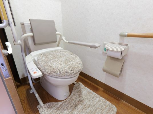 バリアフリーのトイレ設備
