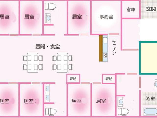 家庭的なキッチン キッチン 居間とつながるキッチンは、調理やコミュニケーションがしやすい設計です。