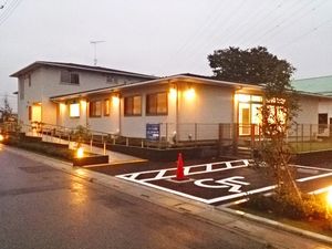 照明が美しい外観