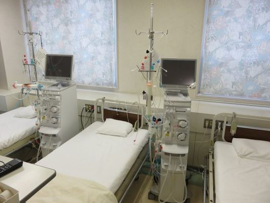個室の医療設備ベッド室  