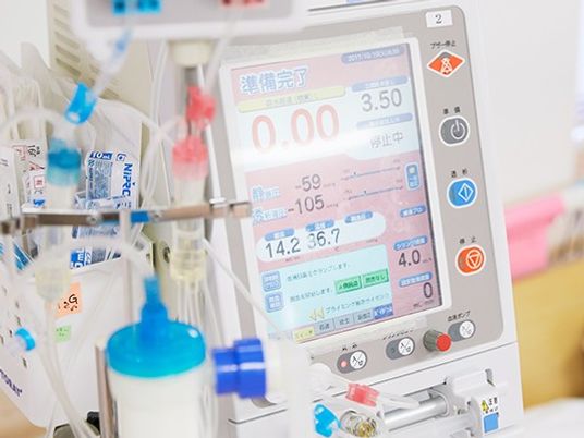 医療機器の操作パネル  