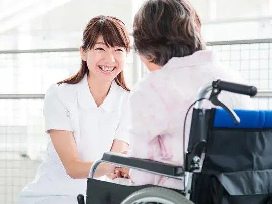 スタッフと利用者の対話  
