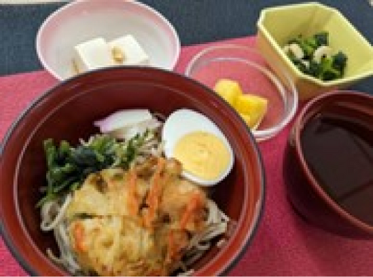 おいしい食事の盛り付け