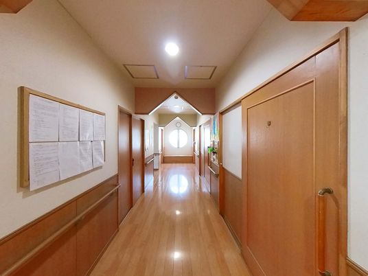 明るい廊下