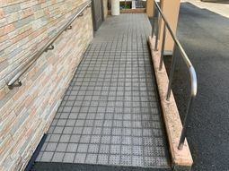 なだらかなスロープ