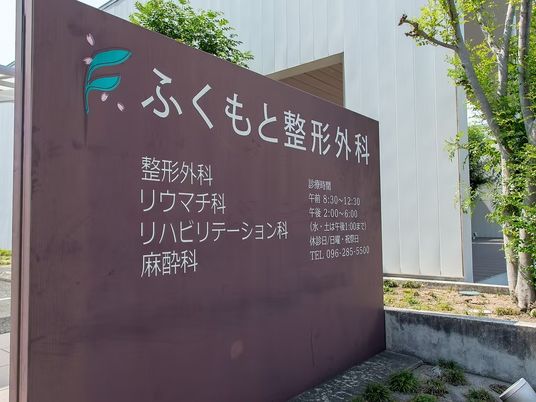 整形外科の看板  