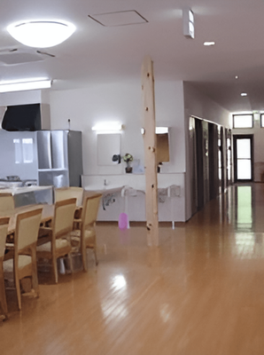 共有スペースの洗練された内観