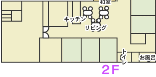 リビングの間取り図