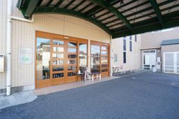 ゆったりとしたエントランス