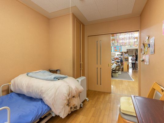 居室から見た食堂