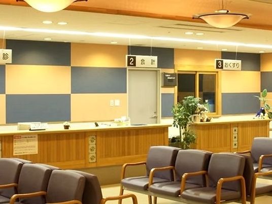 受付カウンターのあるロビー  