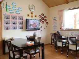 明るい共有スペース