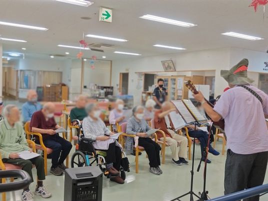 音楽が楽しめる共有スペース