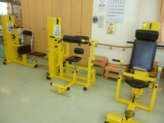 トレーニング機器のある部屋  