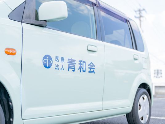 送迎車の側面です  