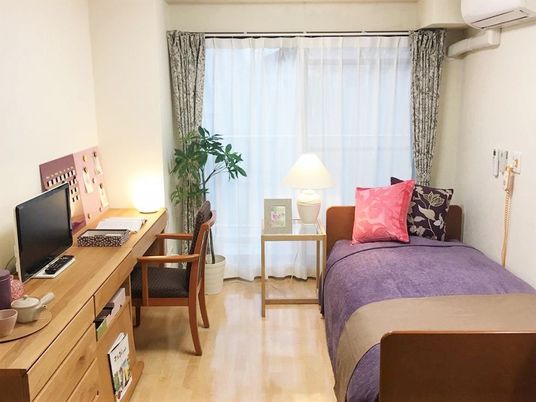 温かみのある居室空間