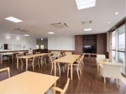 広々とした綺麗な食堂