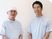 白衣の男性スタッフ2人  