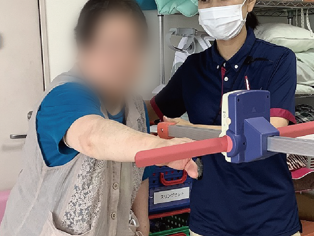 訓練中の様子  