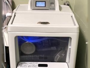 洗濯機のある洗面台  