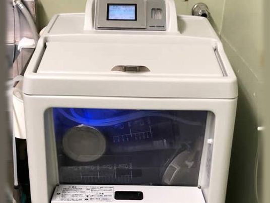 洗濯機のある洗面台  