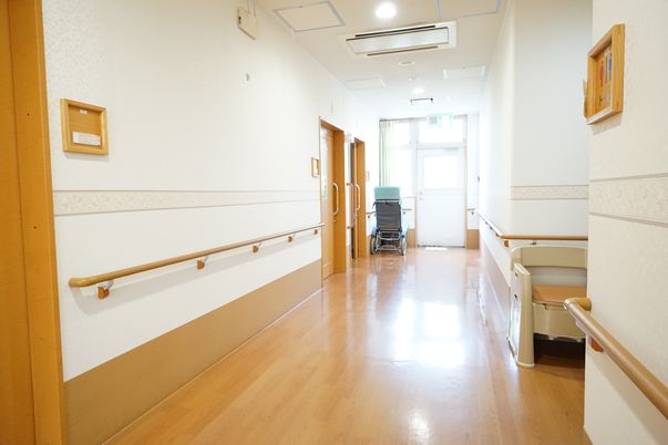 清潔な廊下の一角