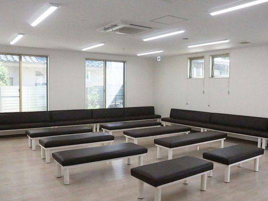 明るい休憩室  