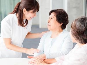 介護中の様子を撮影