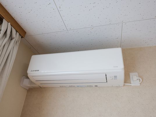 エアコンのある部屋