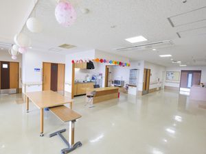 広々としたラウンジ