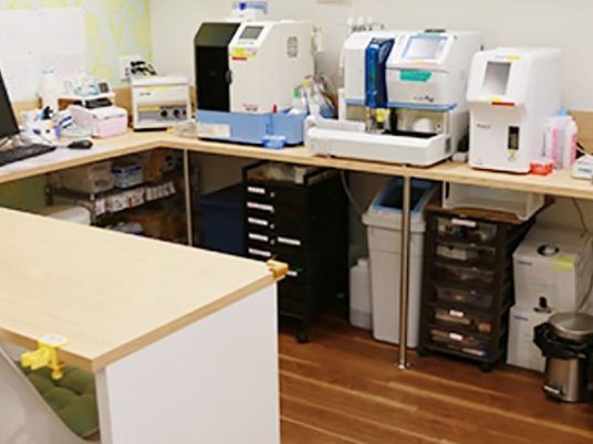 機器が並ぶキッチン  