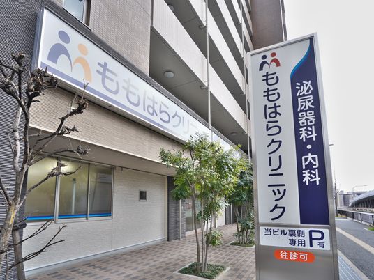 建物外観と看板  