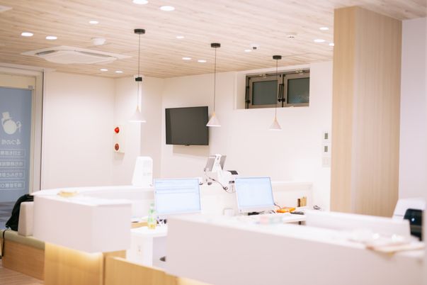 モダンなフロントの風景