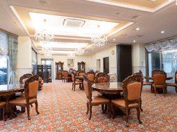 豪華な共用ラウンジ