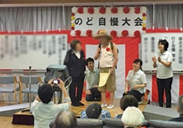 のど自慢大会の様子