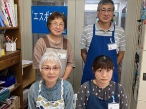 スタッフ集合の廊下  