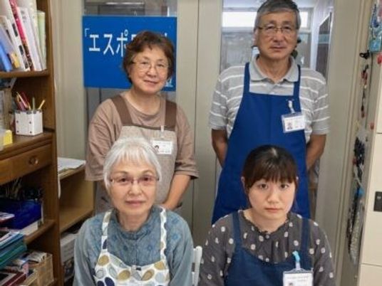 スタッフ集合の廊下  
