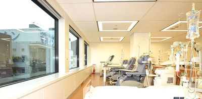 明るい機能訓練室