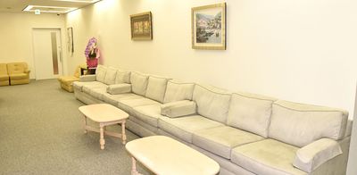 広々したラウンジ