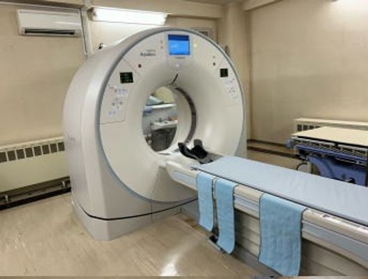 検査機器のある機能訓練室  