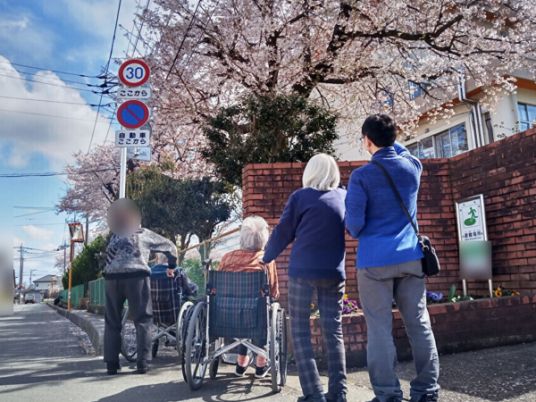 車椅子利用者の様子