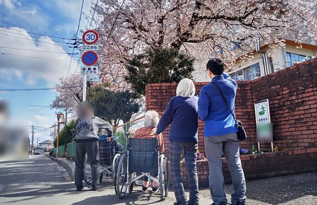 車椅子利用者の様子